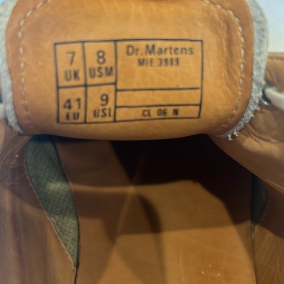 DR MARTENS Leather Oxford 3989, Made in England, Unisex, US Men’s 8, Women’s 9 - Picture 8 of 9